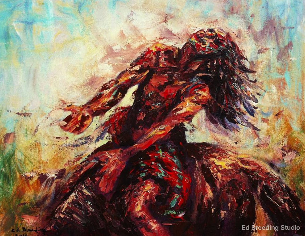 Why — painting by Ed Breeding